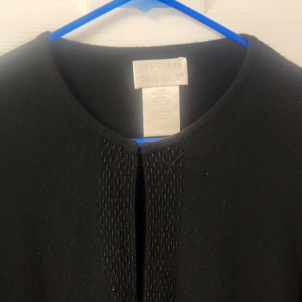 Sequin cropped sweater